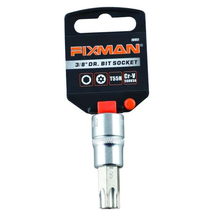 Fixman 3/8" Drive Dr. Bit Security Torx Socket T55H
