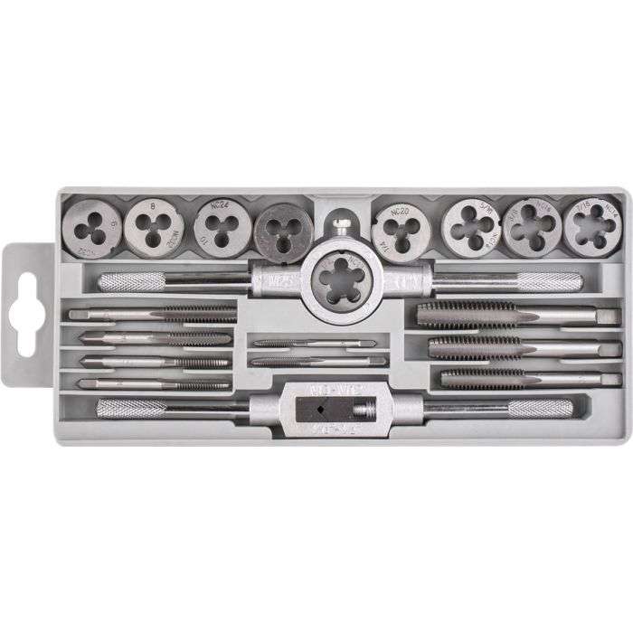 Tork Craft 20 Piece Imperial Tap & Die Cutter Set