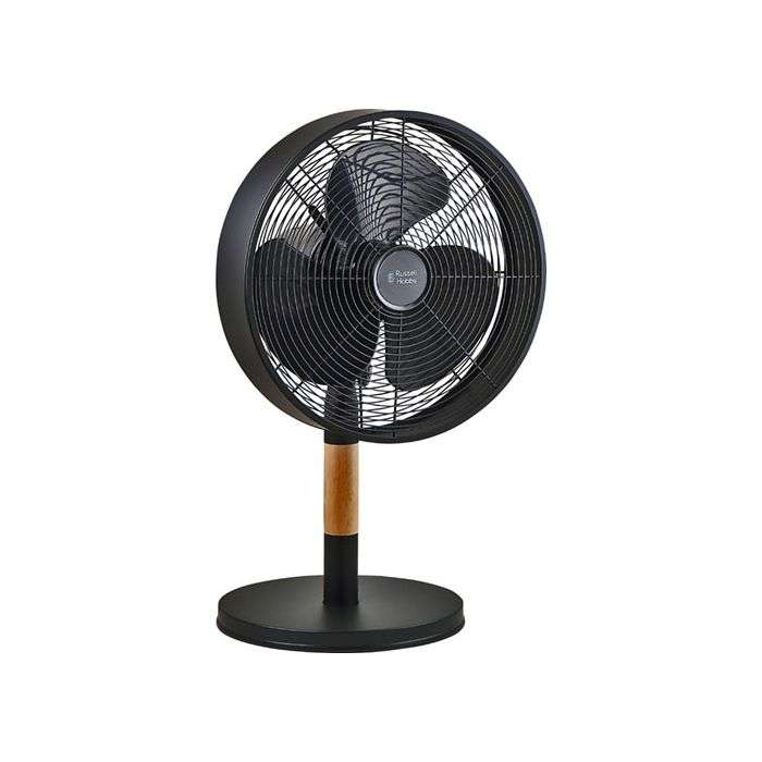 Russell Hobbs Black Metal Desk Fan 300mm