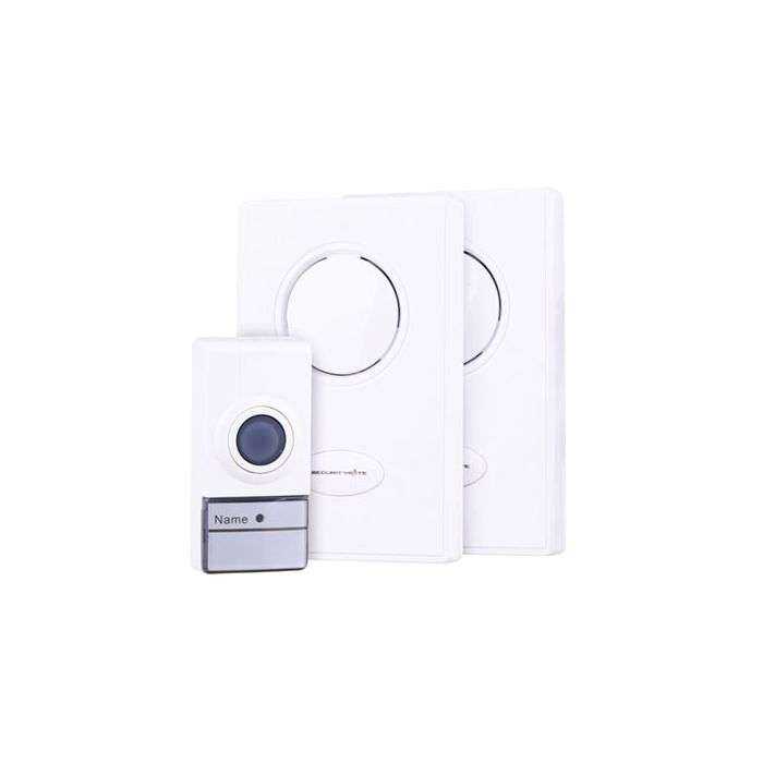 Securitymate Wireless Door Chime With 2 Receivers