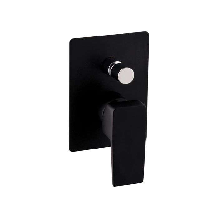 Icon Red Black Studio Concealed Mixer & Diverter