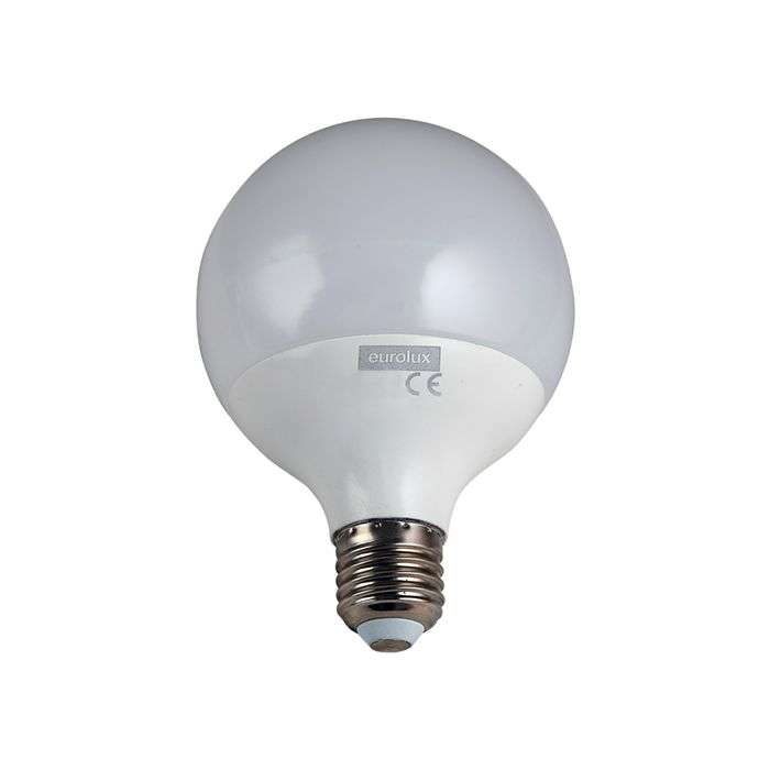 Eurolux 15W Cool White E27 LED Opal Maxi Lamp