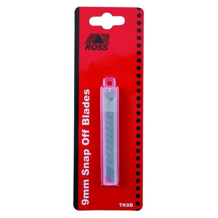 Ross Snap-Off Trim Knife Blade 9mm - 10