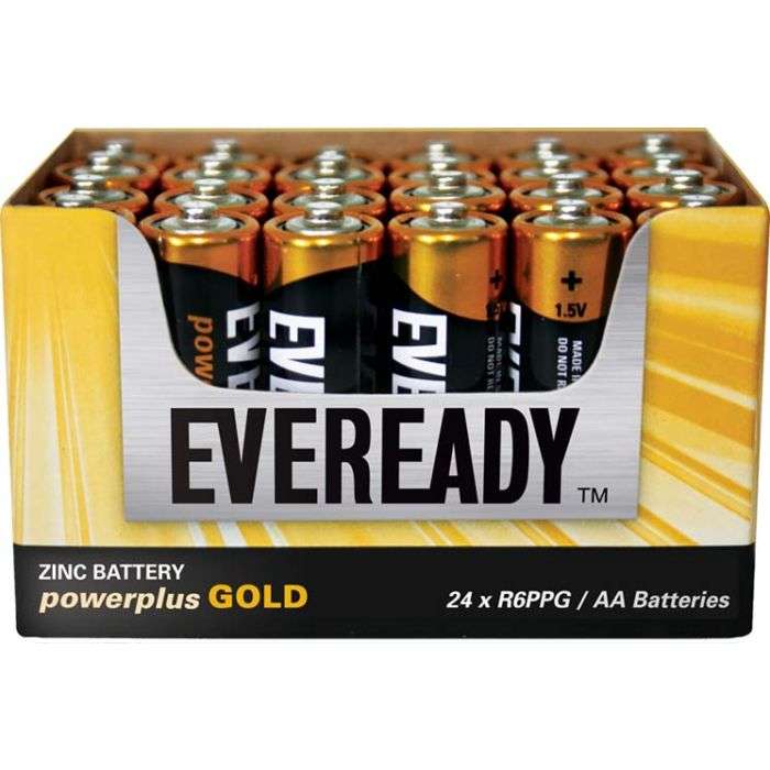 Eveready Powerplus Gold AA Batteries - 24 Pack