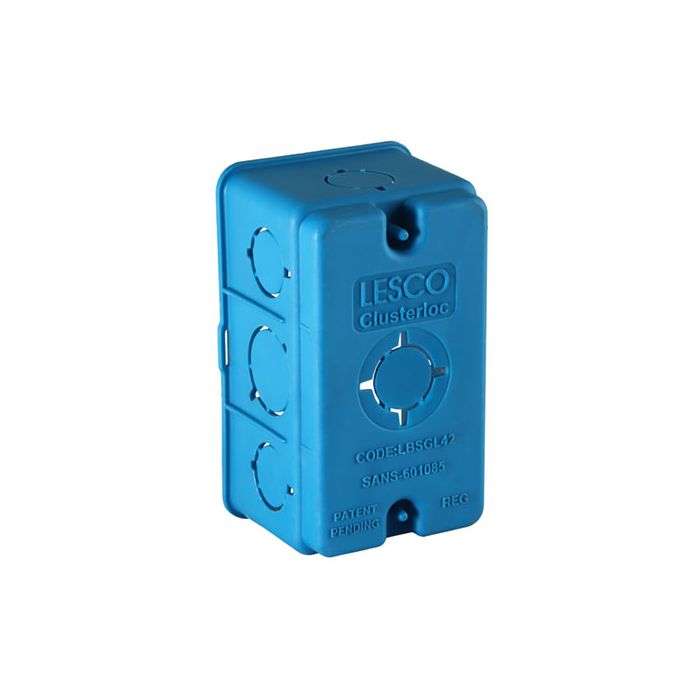 Lesco Clusterloc Wall Box 2x4