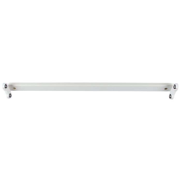 Bright Star White Double 18W T8 LED Open Channel Fitting 1200mm