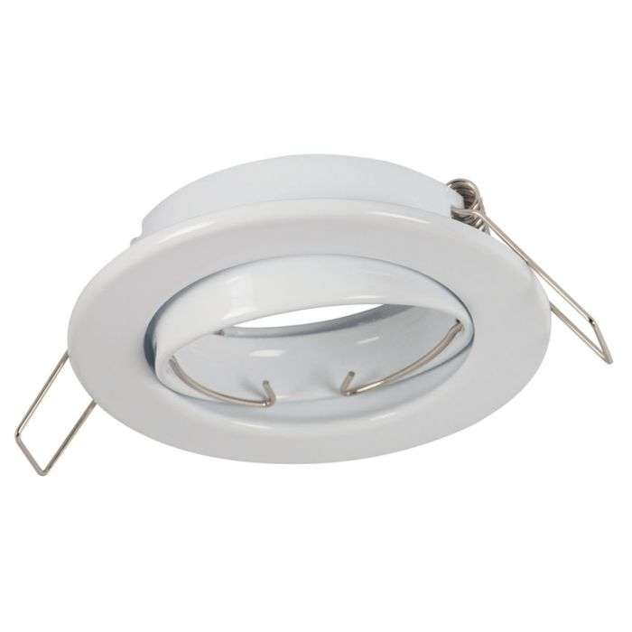 Bright Star White Tilt Downlight Fitting 65mm