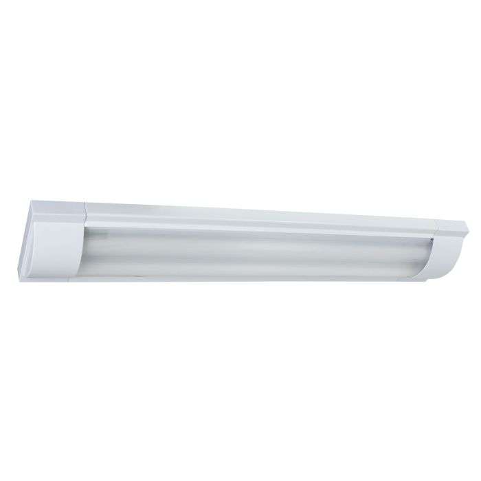 Bright Star White Flush Mount Slimline 2x9W LED Fluorescent Fitting 630mm
