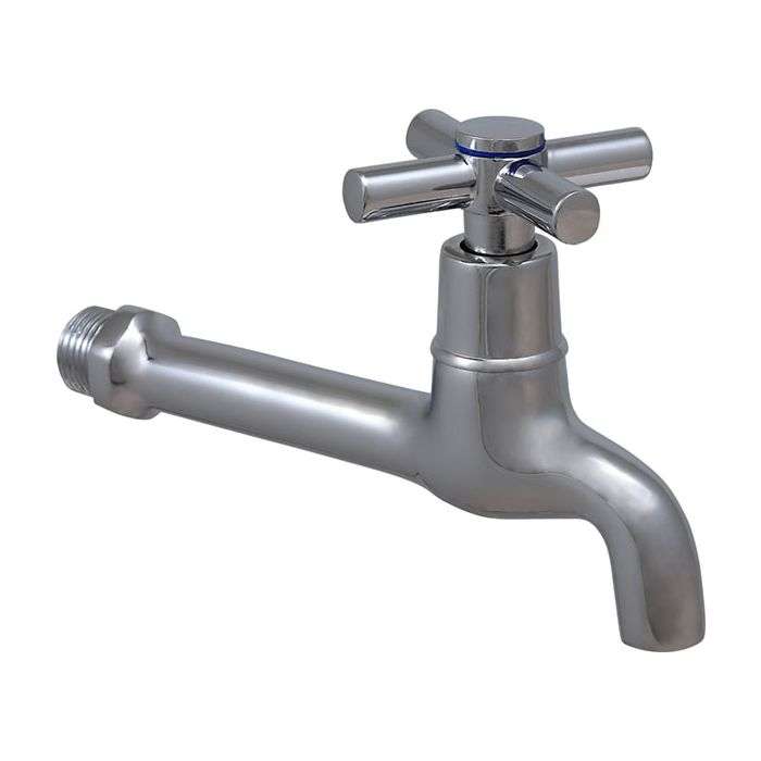 Icon Red Chrome Plated Scorpio Basin Extended Bibtap 15mm