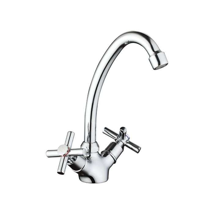 Icon Red Chrome Plated Scorpio Deck Type Sink Mixer
