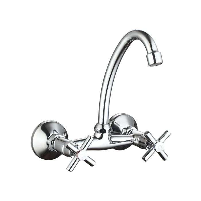 Icon Red Chrome Plated Scorpio Sink Mixer