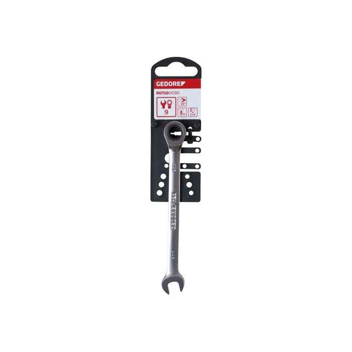 Gedore Red Ratchet Combination Spanner 9mm