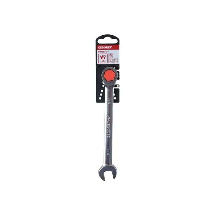 Gedore Red Ratchet Combination Spanner 15mm