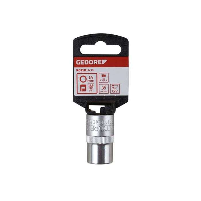 Gedore Red 1/2" Bi-Hex Socket 14 x 38mm