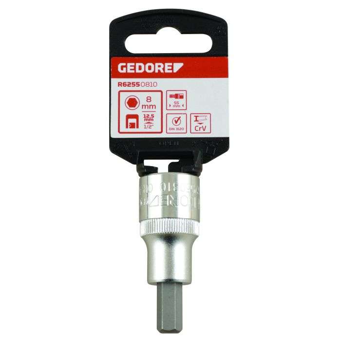 Gedore Red 1/2" Drive Screwdriver Socket 8mm