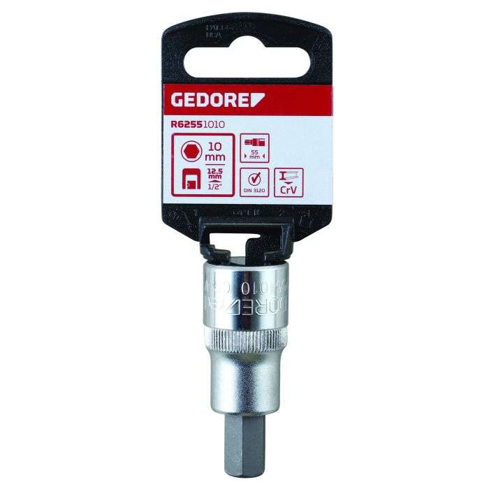 Gedore Red 1/2" Drive Screwdriver Socket 10mm