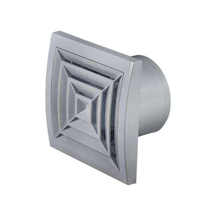 MMotors White Square Extractor Fan 13W