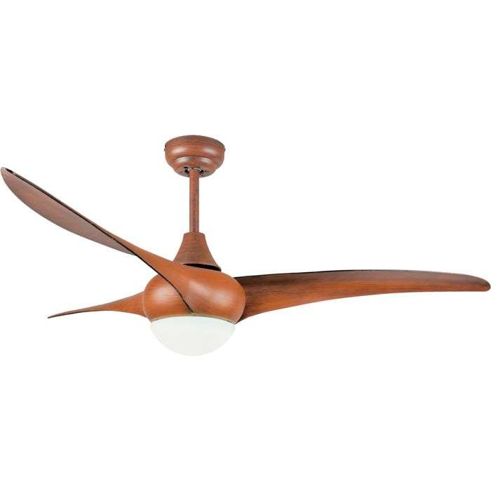 Bright Star Wood Finished Ceiling Fan