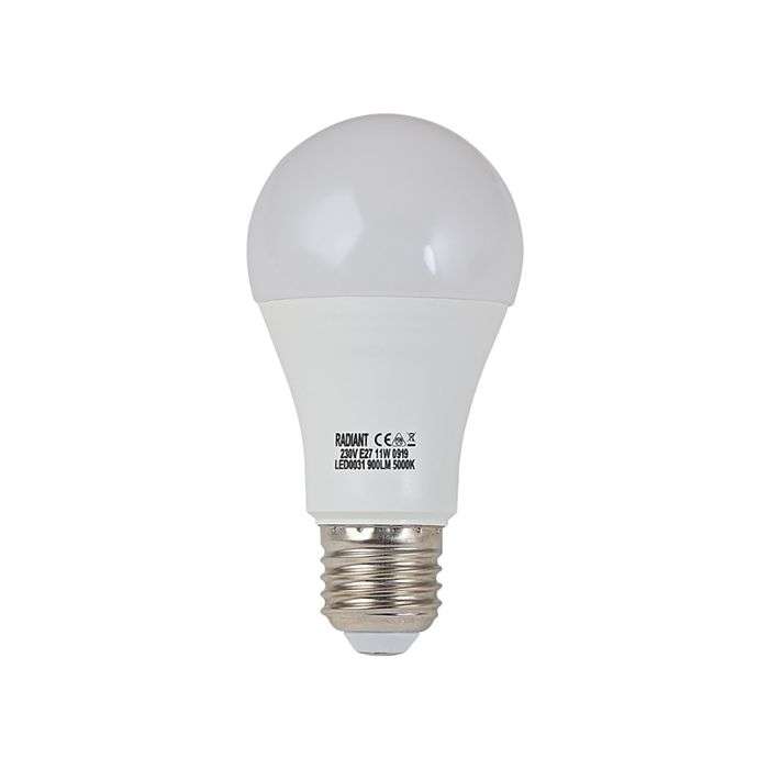 Radiant 11W Cool White E27 LED A60 Lamp