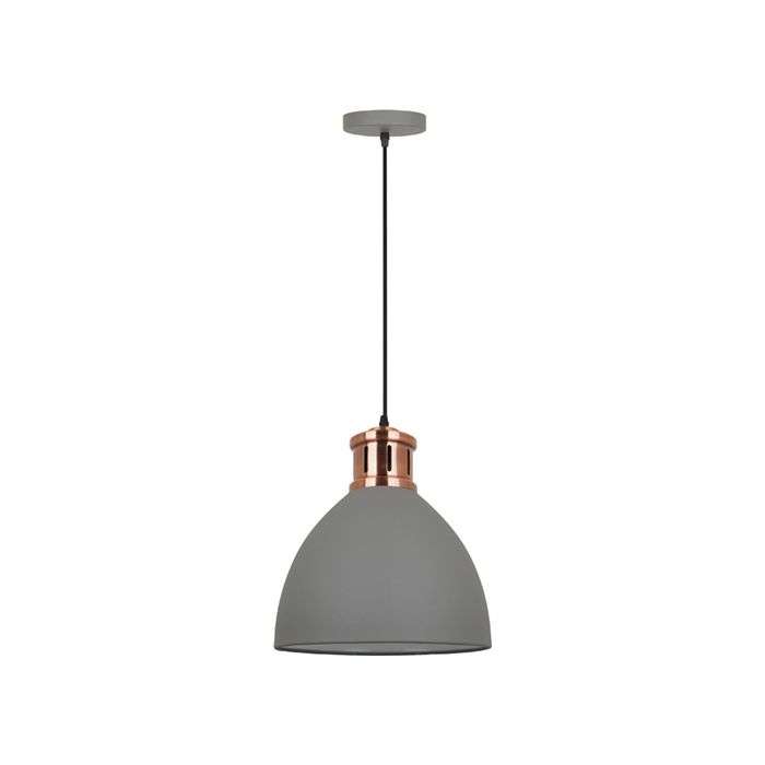 Radiant Grey Metal Pendant Light 330mm