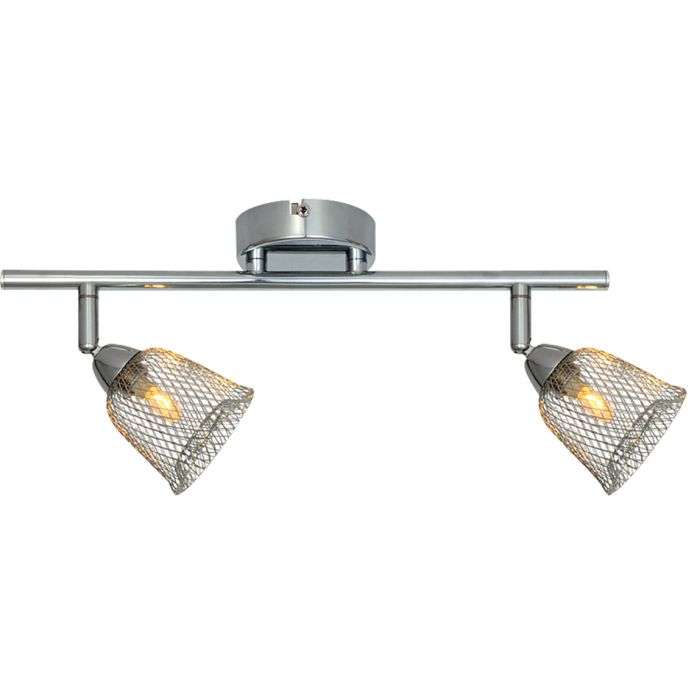 Radiant Antique Copper 2-Light Bar Spotlight