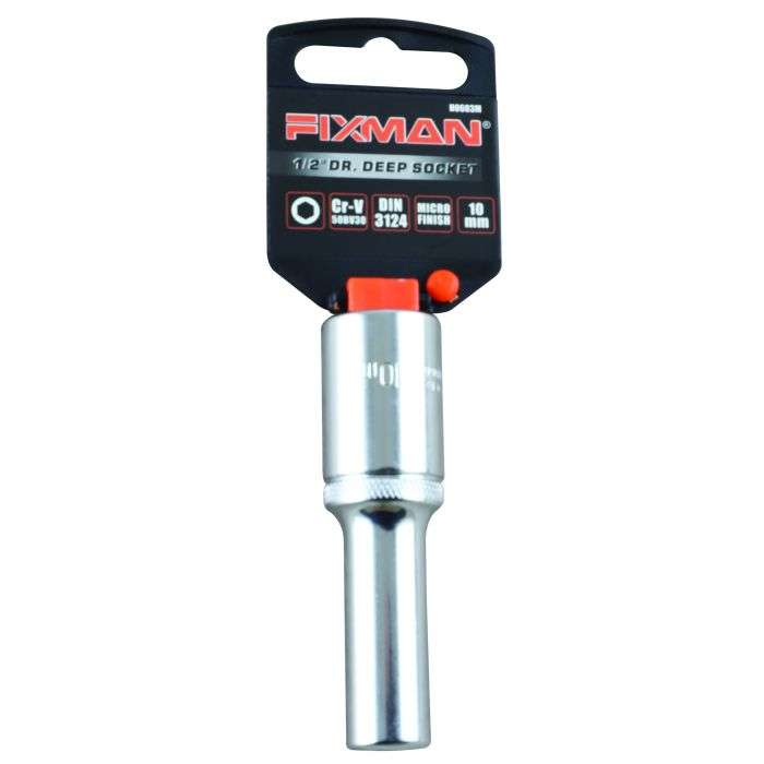 Fixman 1/2" Drive Dr. Deep Socket 10mm