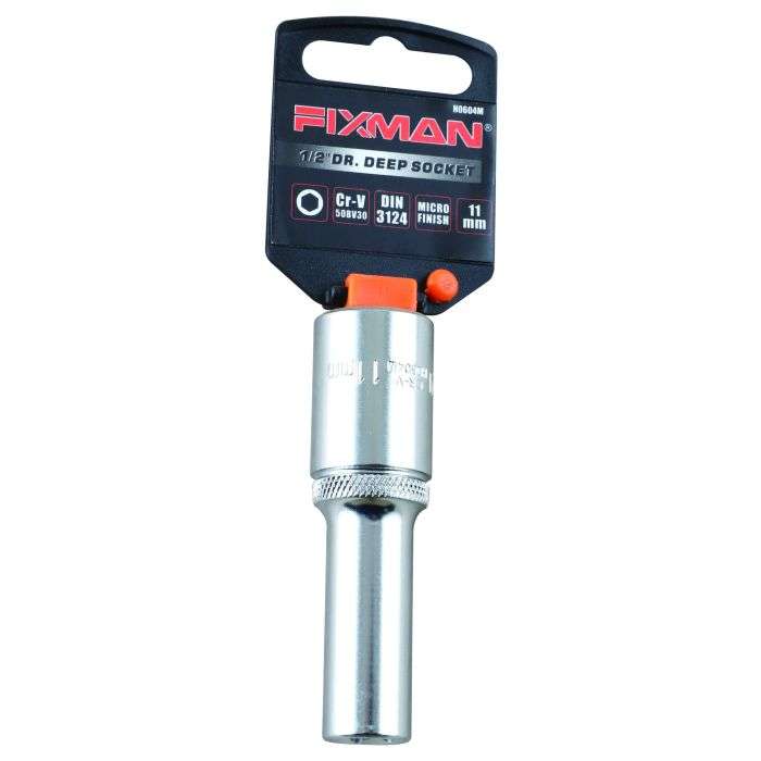 Fixman 1/2" Drive Dr. Deep Socket 11mm