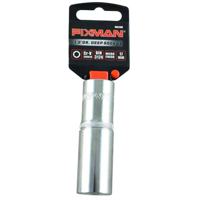 Fixman 1/2" Drive Dr. Deep Socket 17mm