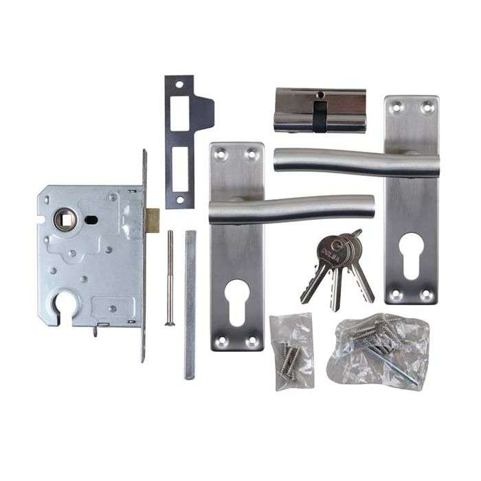 ChamberValue Stainless Steel Kasos Lever Handel with Cylinder