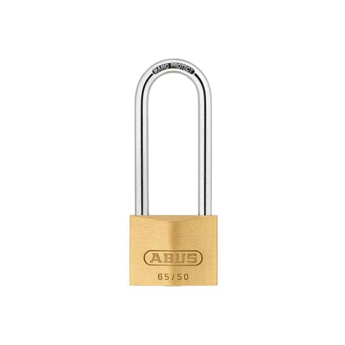 Abus 65 Series Brass Long Shackle Padlock 80mm