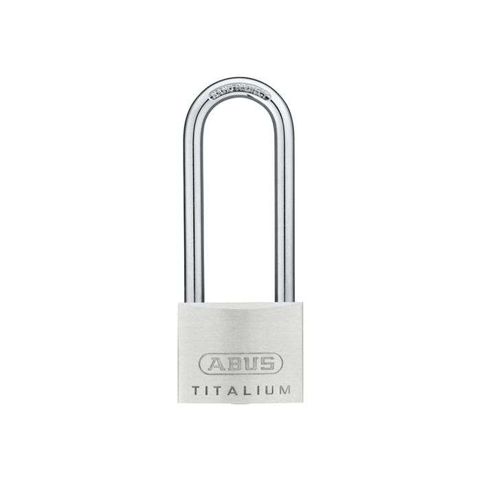 Abus 64TI Series Titalium Long Shackle Padlock 80mm