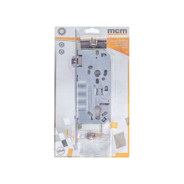 MCM Nickel 4-Pin Deadlock & Roller Bolt 50mm