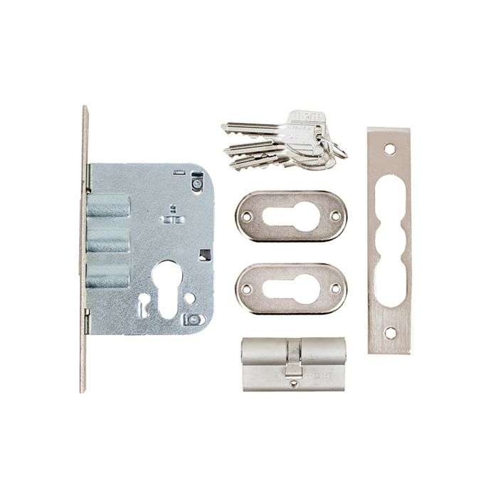 MCM Nickel 3 Pin Deadlock 50mm