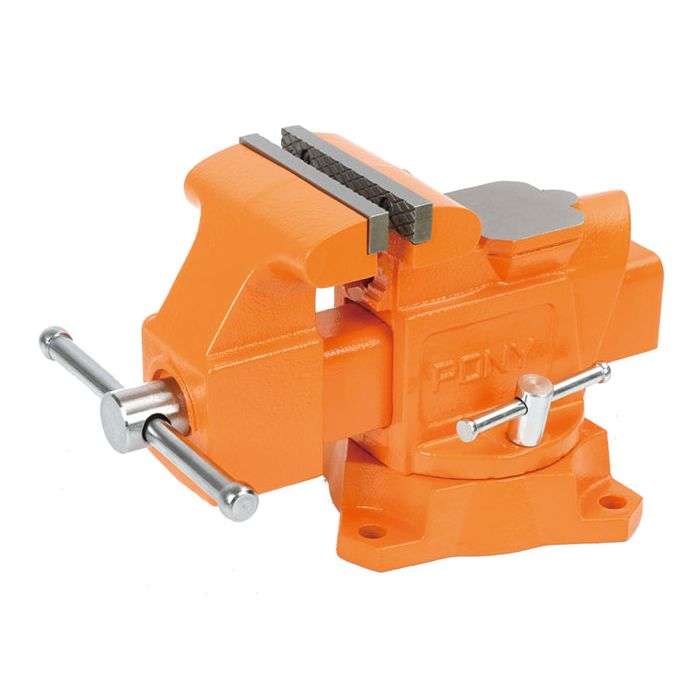 Pony 4" Heavy Duty Bench Vice With Swivel Base