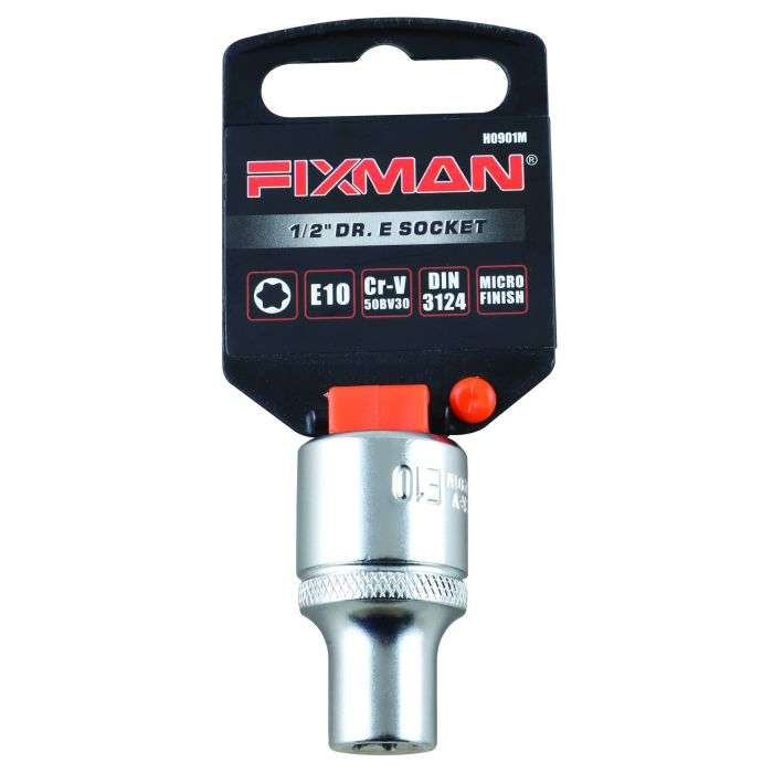 Fixman 1/2" Drive 6 Point E-Socket E10
