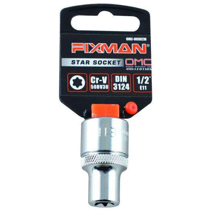 Fixman 1/2" Drive 6 Point E-Socket E11
