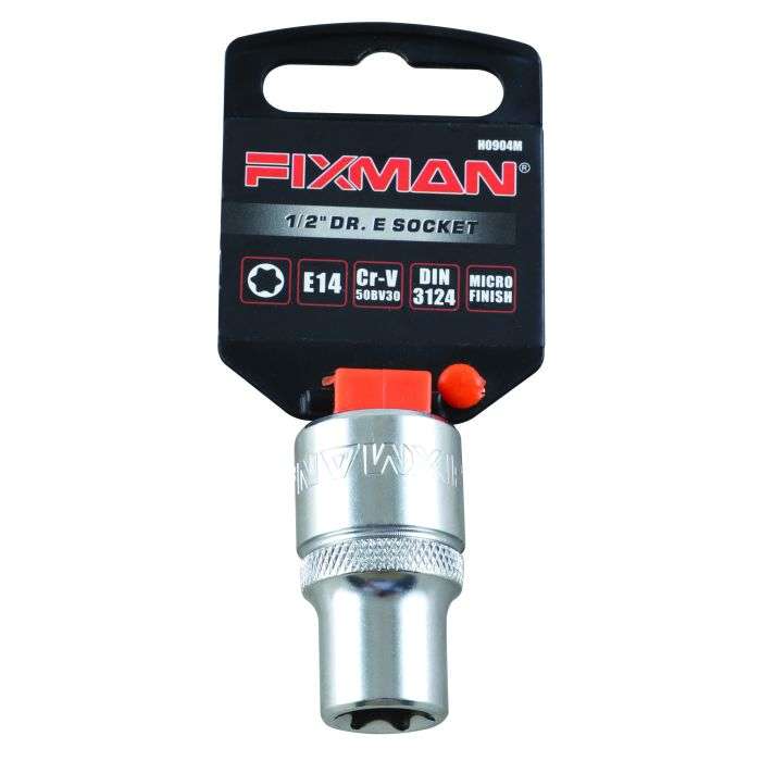 Fixman 1/2" Drive 6 Point E-Socket E14