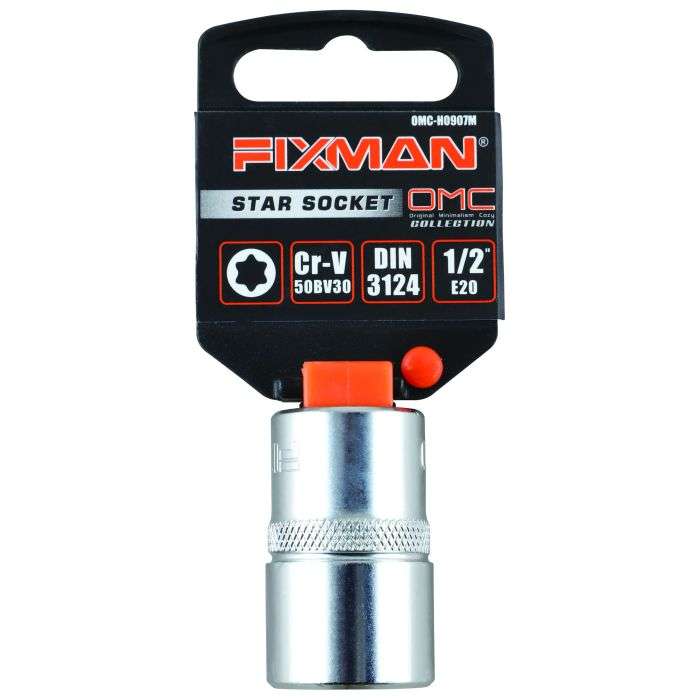 Fixman 1/2" Drive 6 Point E-Socket E20