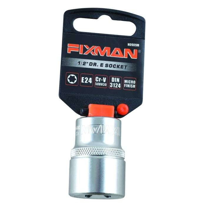 Fixman 1/2" Drive 6 Point E-Socket E24