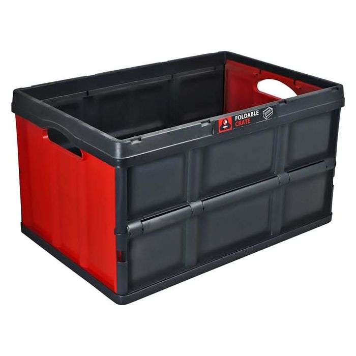 Pride Black & Red Foldable Crate
