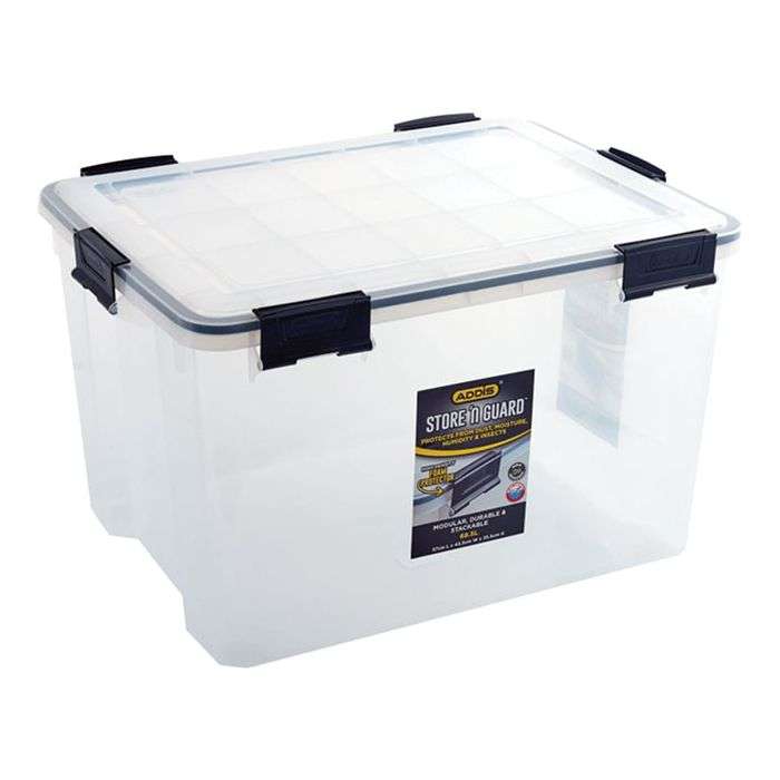 Addis Clear Store 'n Guard Storage Box 68.5L