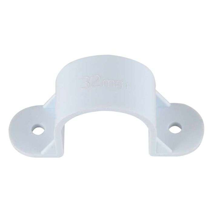 PVC Conduit Saddles 32mm - 10 Pack