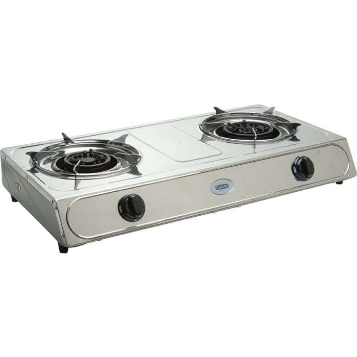 Cadac 2-Plate Stainless Steel Gas Stove