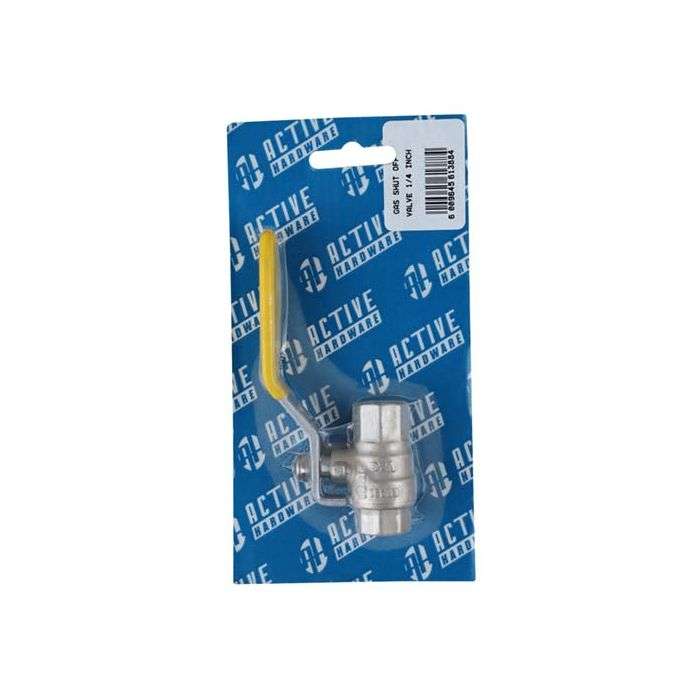 Active Hardware 1/4" Gas Shut-off Valve