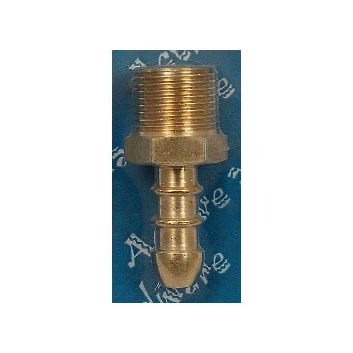 Active Hardware 3/8" Male To Hose Tail Gas Adaptor