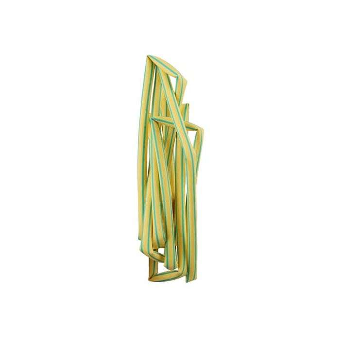 HellermannTyton Green & Yellow Heat Shrink 3.2mm x 1m