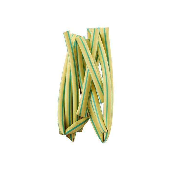 HellermannTyton Green & Yellow Heat Shrink 4.8mm x 1m