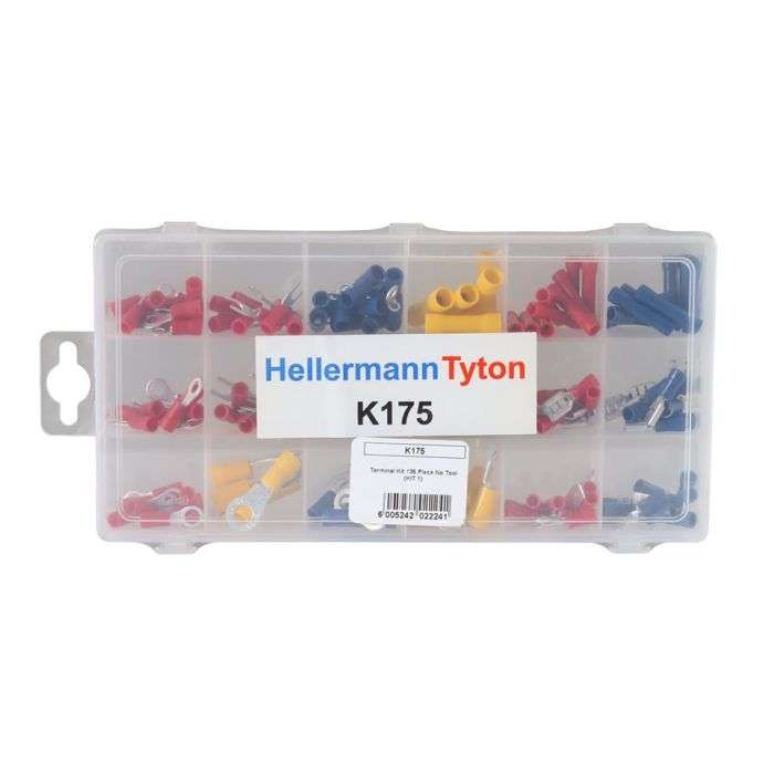 HellermannTyton 175 Piece Terminal Kit