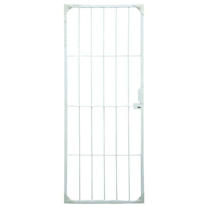 Xpanda White Econo Lock Security Gate 770 x 1950mm