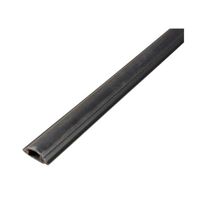 Grey PVC Half Moon Trunking 25 x 8mm x 2m